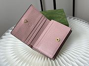 Gucci Marmont Card Case Wallet Pink 11cm - 5