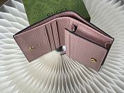 Gucci Marmont Card Case Wallet Pink 11cm - 3