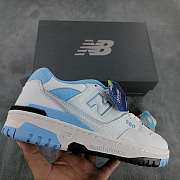 New Balance 550 UNC White University Blue - 6