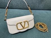 Valentino Garavani Calfskin Small White Bag 20cm - 1