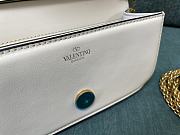 Valentino Garavani Calfskin Small White Bag 20cm - 6
