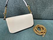 Valentino Garavani Calfskin Small White Bag 20cm - 3