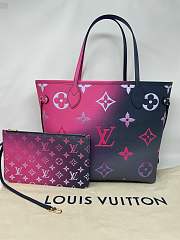 Louis Vuitton Neverfull Midnight Fuchsia 31cm - 1