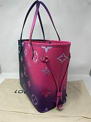 Louis Vuitton Neverfull Midnight Fuchsia 31cm - 2