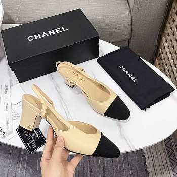 Chanel Beige Heels