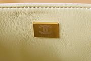 Chanel Handle Mini Flap Bag White 20cm - 3