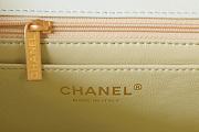 Chanel Handle Mini Flap Bag White 20cm - 4