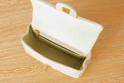 Chanel Handle Mini Flap Bag White 20cm - 2