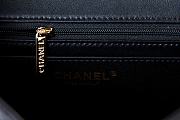 Chanel Handle Mini Flap Bag BLack 20cm - 3