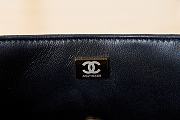 Chanel Handle Mini Flap Bag BLack 20cm - 2