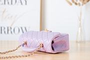 Chanel Handle Mini Flap Bag Purple 20cm - 5