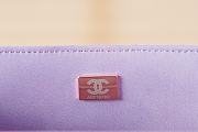 Chanel Handle Mini Flap Bag Purple 20cm - 3