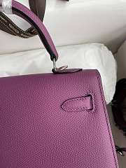 Hermes Epsom Kelly Purple 25cm - 4
