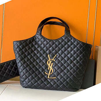 YSL Icare Maxi Shopping Lambskin Bag