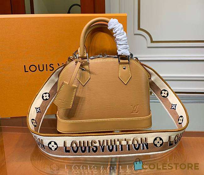 Louis Vuitton Alma BB Ebene Canvas Handbags 23.5cm - 1