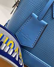 Louis Vuitton Alma BB Ebene Canvas Handbags Blue 23.5cm - 3