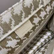 Dior Book Gold Tone Embroidery Tote 36cm - 4