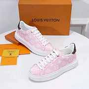 LV Sneaker Monogram Leather In Pink - 2