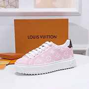 LV Sneaker Monogram Leather In Pink - 3
