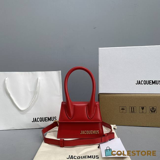 Jacquemus Mini Le Chiquito Red 12cm - 1
