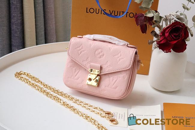 Louis Vuiiton Micro Métis Pink Bag 14cm - 1