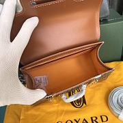 Goyard Brown Coated Canvas Leather Top handle 21cm - 6
