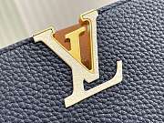 Louis Vuiiton Capucines Dark Blue With Brown 27cm - 3