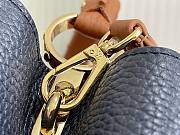 Louis Vuiiton Capucines Dark Blue With Brown 27cm - 2