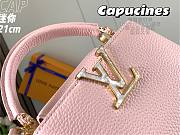 Louis Vuiiton Capucines Pink 21cm - 4