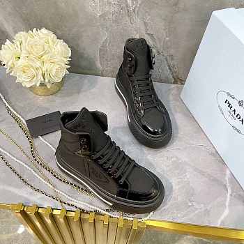 Prada Milano Low High Top Black