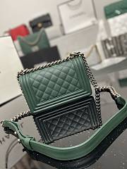 Chanel Boy Bag Silver Hardware 20cm - 3
