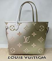Louis Vuitton Neverfull MM in Sunset Kaki 31cm - 5