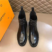 Louis Vuitton Beaubourg Ankle Boot Monogram Black - 3