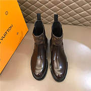 Louis Vuitton Beaubourg Ankle Boot Monogram Brown - 5
