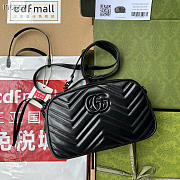 Gucci Marmont Small Shoulder Black 24cm - 1