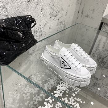 Prada Double Wheel Nylon Gabardine Sneakers