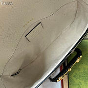 Adidas x Gucci Horsebit Mini White Bag 20cm - 2