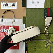 Adidas x Gucci Horsebit Mini White Bag 20cm - 4