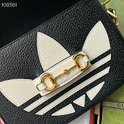 Adidas x Gucci Horsebit Mini Black Bag 20cm - 6