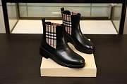 Burberry Checked Chelsea Boots - 1