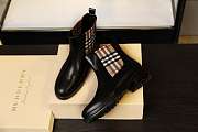 Burberry Checked Chelsea Boots - 4