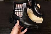 Burberry Checked Chelsea Boots - 3