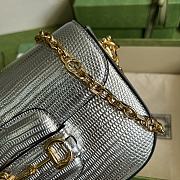 Gucci Horsebit 1955 Lizard Mini Bag 20.5cm - 6