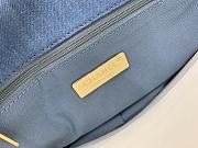 Chanel Light Blue Denim 26cm - 4