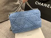 Chanel Light Blue Denim 26cm - 3