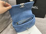 Chanel Light Blue Denim 26cm - 5
