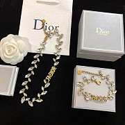 Dior Bracelet Necklace Set - 1