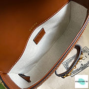 Gucci Horsebit 1955 GG Mini Bag Camel And Ebony 20.5cm - 2