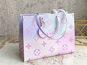 Louis Vuitton OnTheGo GM Sunrise Pastel Tote Handbag 41cm - 5