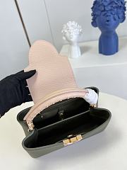 Louis Vuiiton Capucines Green With Pink 27cm - 2